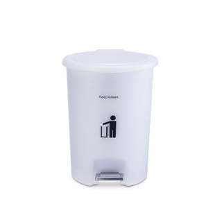 ถังขยะพลาสติกทรงกลม COMBI WARE G2350-WHT สีขาว 5 L  ถังขยะ  Round Plastic Trash Can COMBI WARE G2350-WHT White 5 L