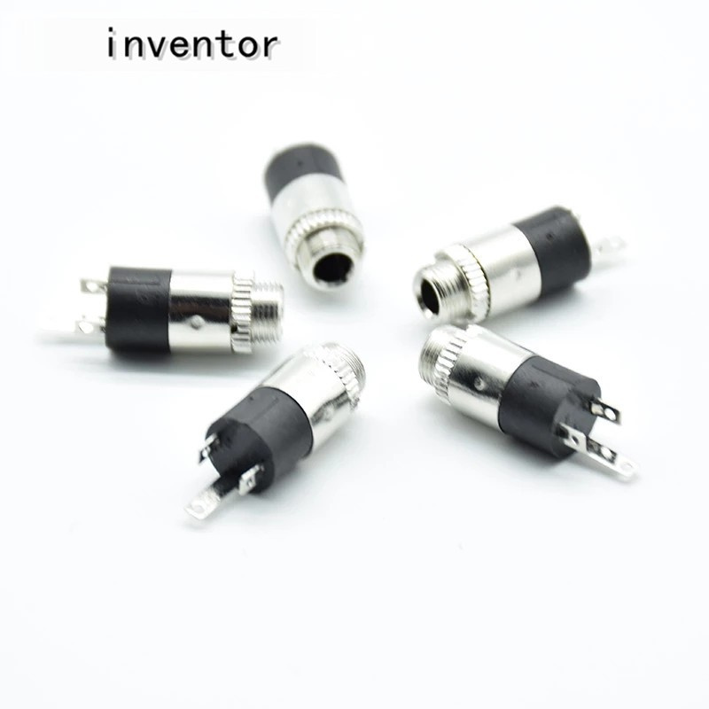 【10 ชิ้น】 Pj392 3.5 มม. แจ็คสเตอริโอพร้อมสกรูเชื่อมต่อเสียง 3.5 Pj-392