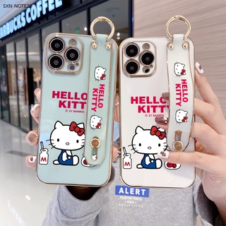 Compatible With Samsung Galaxy Note 20 10 Lite Plus Ultra เคสซัมซุง สำหรับ สายรัดข้อมือ Case Cute Cat เคส เคสโทรศัพท์ เคสมือถือ เคสนิ่ม