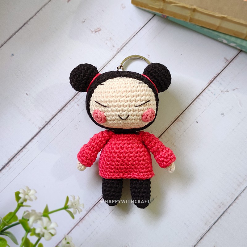 GANTUNGAN [PRE ORDER] ไม้แขวนเสื้อตุ๊กตาถัก / Amigurumi Pucca