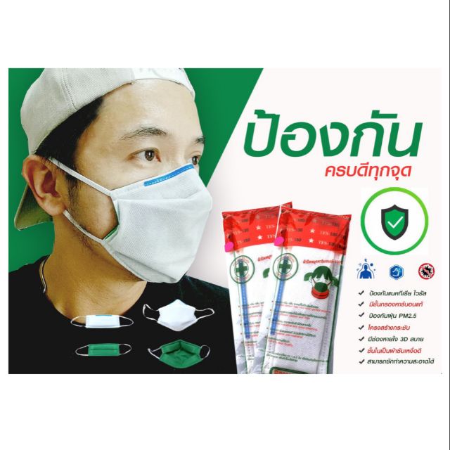 หน้ากากอนามัยN95 แบบซักได้