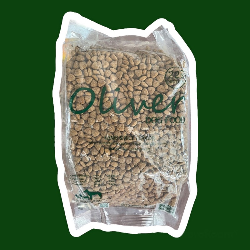 (ส่งฟรี) อาหารสุนัข ถุงละ 1 kg. (Oliver dog food)