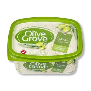 ✨นาทีทอง✨ โอลีฟกรอฟ คลาสสิค เนยเทียมผสมน้ำมันมะกอก 375 กรัม Olive Grove Classic Olive Spread Margarine 375 g