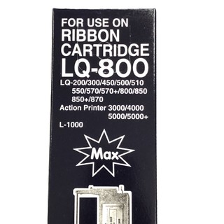 ตลับพร้อม ผ้าหมึก เทียบเท่า Max Catridge Epson lq 300 300+ 300+ll lq800 7753 สำหรับเครื่องพิมพ์ Dot Matrix