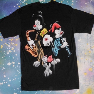 [100% Cotton] เสื้อยืด ลายการ์ตูน ANIMANIACS 1995 The Brothers สําหรับผู้ชาย