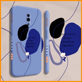 YIWESAN เคสสำหรับ OPPO Reno 10x Zoom Reno Z Reno ace Reno 2 Reno 2F Reno 2z ACE 2 เคสสไตล์นอร์ดิกขอบนุ่มป้องกันเลนส์เต็มรูปแบบเคสโทรศัพท์ของแท้เคสนิ่มบางมากเคสซิลิโคนฝาหลัง