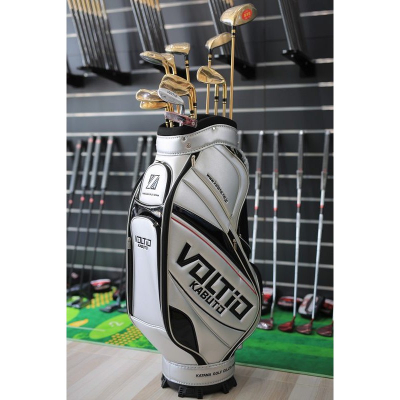 Katana Voltio Ninja 880Hi Gold (DR,3W,5W,U4,U5,I5-P,A,S,L,PT,Golf Bag) 16 ชิ้น