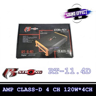 R-STRONG เพาเวอร์แอมป์ CLASS D 4CH R-STRONG 11.4D