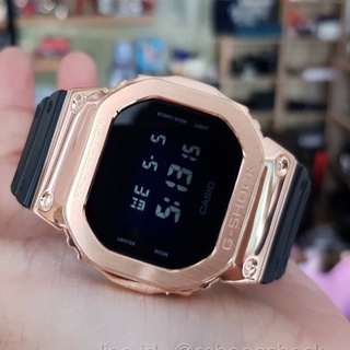 G-Shock DW-5600BB-1ADR เปลี่ยนกรอบRosegold