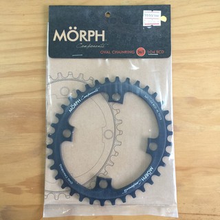 ทักรับโค้ดจ้า[TYROBIKE]- ใบจานแต่ง Morph OVAL 36T 104BCD BLACK 9 10 11SP COMMON15 77771306