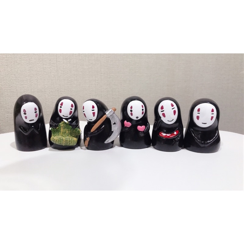 ตุ๊กตาผีไร้หน้า Ghibli model โมเดลผีไร้หน้า No Face จาก Spirited away