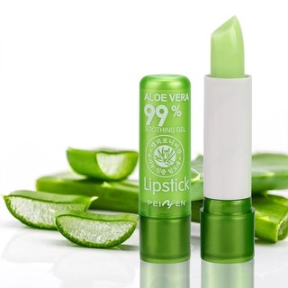 Aloe Vera Soothing gel aloe vera 99เปอร์เซ็นต์ Lipstick
ลิปสติคว่านหางจระเข้ ปรับสี