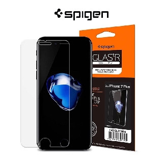 Spigen ฟิล์มกระจกนิรภัยกันรอยหน้าจอ HD แบบบาง สําหรับ iPhone 8 Plus iPhone 7 Plus