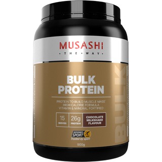 Musashi Bulk Mass Gain Whey Protein เวย์โปรตีนเพิ่มน้ำหนัก  (สินค้าลดราคาพิเศษ)