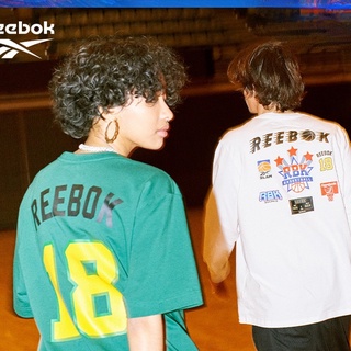 Reebok Reebok เสื้อยืด คอกลม แขนสั้น สไตล์คลาสสิก สําหรับทุกเพศ