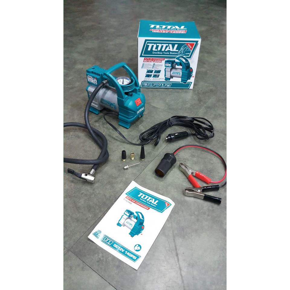 Active tools ปั้มลมไฟแบต TOTAL 12V