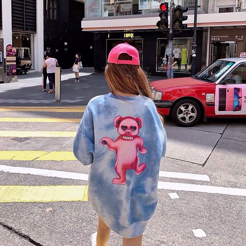 เสื้อกันหนาว ลายหมีชมพู 18NOV19