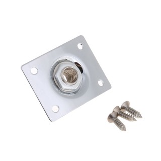 Guitar Plate + Output Socket Chrome Rectangle Compatible with Gibosn