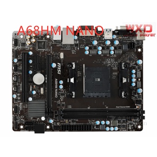 เมนบอร์ดซ็อกเก็ตนาโน MSI a68hm FM2 DDR3 RAM 32GB AMD A68 PCI-E3.0 สําหรับ AMD a series Athlon CPUs PCI-E 3.0 USB3.0 #7