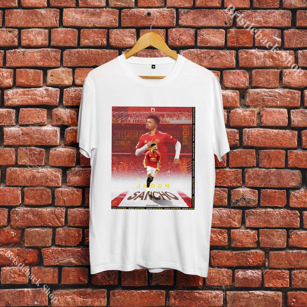 เสื้อยืดนักเตะ Jadon Sancho สําหรับผู้ชายน่ารักและราคาถูก เสื้อเชิ้ตแขนสั้นน่ารักมาก U10CD561