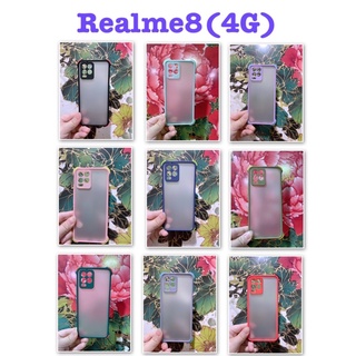 OPPO Realme8 4g✨✨✨พร้อมส่งในประเทศไทย✨✨✨Caseขอบนิ่มหลังขุ่นคุมกล้องกันกระแทกFor oppo Realme8 4g