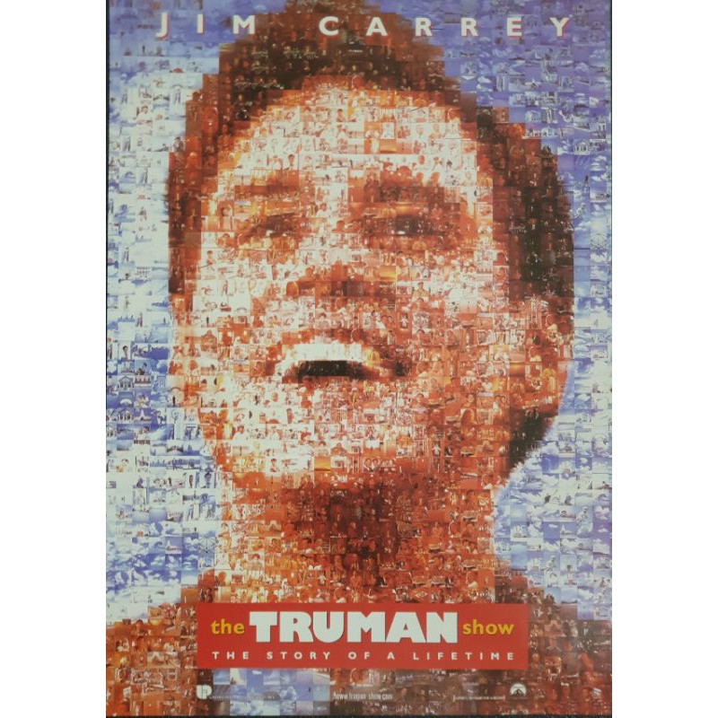 แฮนด์บิลภาพยนตร์เรื่อง the TRUMAN show จำนวน 1 ใบ