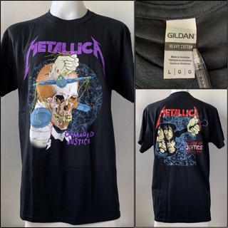 เสื้อวง Metallica : Damaged Justice