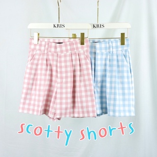 SCOTTY SHORTS - กางเกงขาสั้นลายสก็อต พรางหุ่นสวยมาก