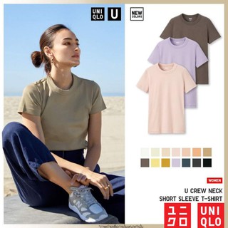 Uniqlo U WOMEN เสื้อยืด คอกลม แขนสั้น