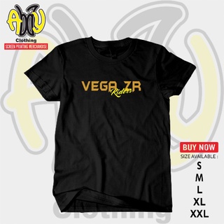 เสื้อยืดแขนสั้น ผ้าฝ้าย พิมพ์ลาย Vega ZR RIDERS ยุค 30s สีดํา ไซซ์ S M L XL XXLสามารถปรับแต่งได้