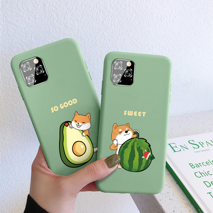 🔥WOW🔥สินค้า1บาท เคสซิลิโคน แตงโม หมา OPPO A5/ A9 2020 Reno A3S  A7 OPPO A31 A5s  A12 F11 Pro F9 F7
