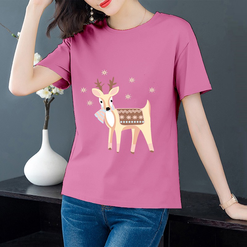 TG-NEW2020[ขายดี] เสื้อแฟชั่นผู้หญิง แขนสั้น สไตล์เกาหลี สวมใส่สบาย [พร้อมส่ง][เก็บเงินปลายทาง] รุ่น