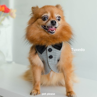 Tuxedo ชุดทักซิโด้ ชุดสัตว์เลี้ยง เสื้อหมา เสื้อแมว l petplease
