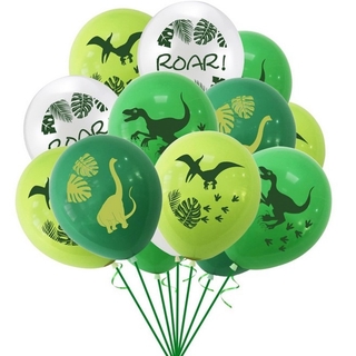 16pcs 12 inch dinosaur theme latex balloon combination set printing balloon birthday party decoration supplies