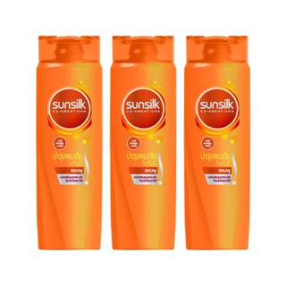 ว๊าว🍟 ซันซิล แชมพู แดเมจ รีสโตร์ สีส้ม ขนาด 140 มล. แพ็ค 6 ขวด Sunsilk Shampoo 140 ml x 6 Orange