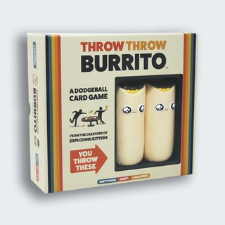 Throw Throw Burrito by Exploding Kittens - A Dodgeball Card Game - Family-Friendly Party Games