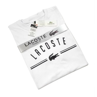 Laco-ste เสื้อยืด พิมพ์ลายโลโก้ตัวอักษร คลาสสิก เข้ากับทุกการแต่งกาย สําหรับผู้ชาย และผู้หญิง ไซซ์ S-5XL 2022