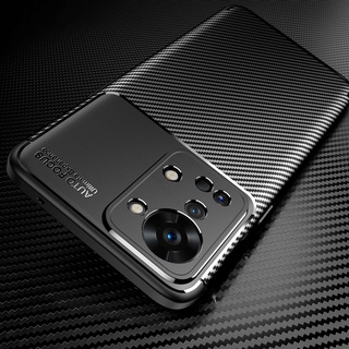 Bussines Carbon Fiber Phone Case For OnePlus Nord 2T Nord2 T 5G 6.43Anti-Fall Cover Shockproof