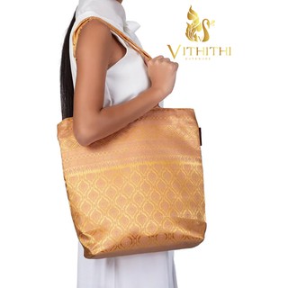 กระเป๋าผ้าไหมไทย Thai Silk Tote Bags (Thai Silk รหัส 99)