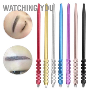 ปากกาเข็มสักคิ้วถาวร Microblading 7 สี