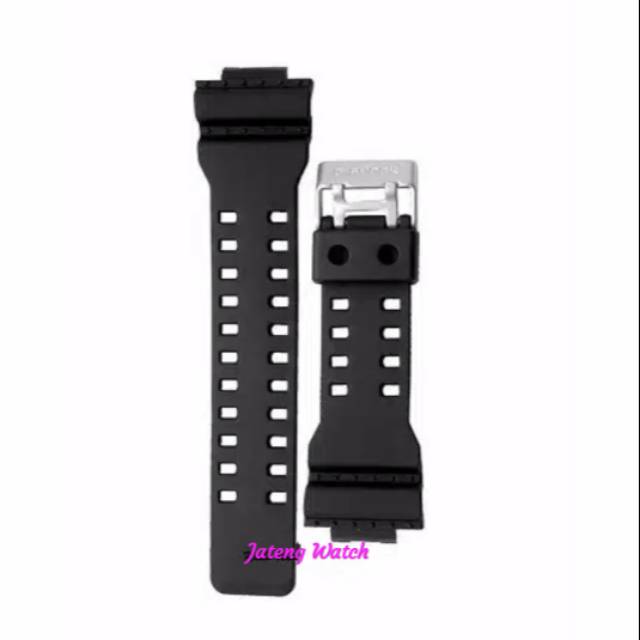 Hitam Casio G-Shock GAC-110 GD-100 GDF-100 GW-8900 GLS-100 สายยาง/สายยางสีดํา