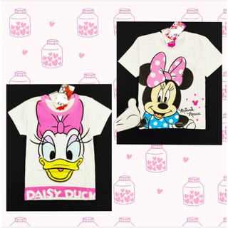 เสื้อยืดเด็ก มินนี่เม้าส์ เดซี่ดั๊ก Minnie mouse Daisy duck (ลิขสิทธิ์แท้)