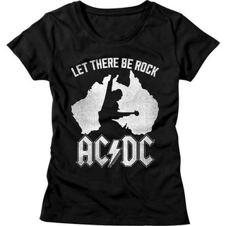 [2022]ผ้าฝ้ายคอกลมเสื้อยืด แขนสั้น พิมพ์ลาย ACDC Let Have Be Rock Australia s Fitted สําหรับผู้ชาย และผู้หญิงสามารถปรับแ