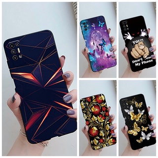 Tecno Pova 2 เคสโทรศัพท์ ซิลิโคนนิ่ม กันกระแทก สีดํา สุดเท่ แฟชั่น สําหรับ Tecno Pova 2 Pova2 LE7