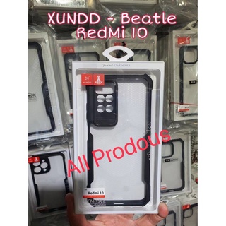 XUNDD Beetle Case Xiaomi Redmi 10 แบบขอบนิ่ม-หลังใส