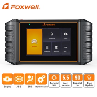 Foxwell NT706 OBD2 เครื่องสแกนเนอร์ ABS SRS สําหรับวิเคราะห์เครื่องยนต์