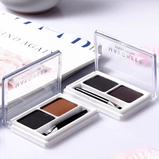 M059 คิ้วฝุ่นตลับ 2 สี เฉดดิ้งไฮไลท์ MAYCHEER Smooth Texture