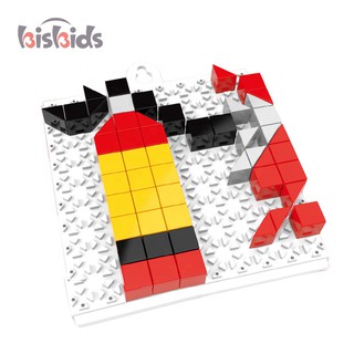 ของเล่น เสริมพัฒนาการ ไอคิว เกมส์ IQ Game  ชุด 3D Fire diy series construction puzzle series 4in1 bricks diy