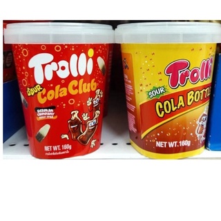 💖HOT💖3 รส ให้เลือก Trolli KOLA ทรอลลี่ เยลลี่โคล่า เยลลี่กัมมี่นำเข้า กลิ่น โคล่า KOLA ชนิดกระปุก 160 กรัม