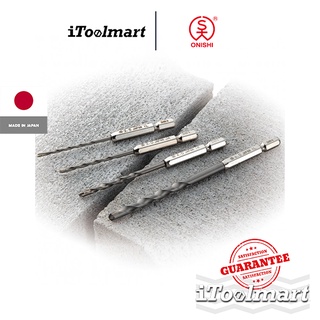 ONISHI ดอกสว่านเจาะคอนกรีต ก้าน HEX No.24 Hex Shank Concrete Drill Bits